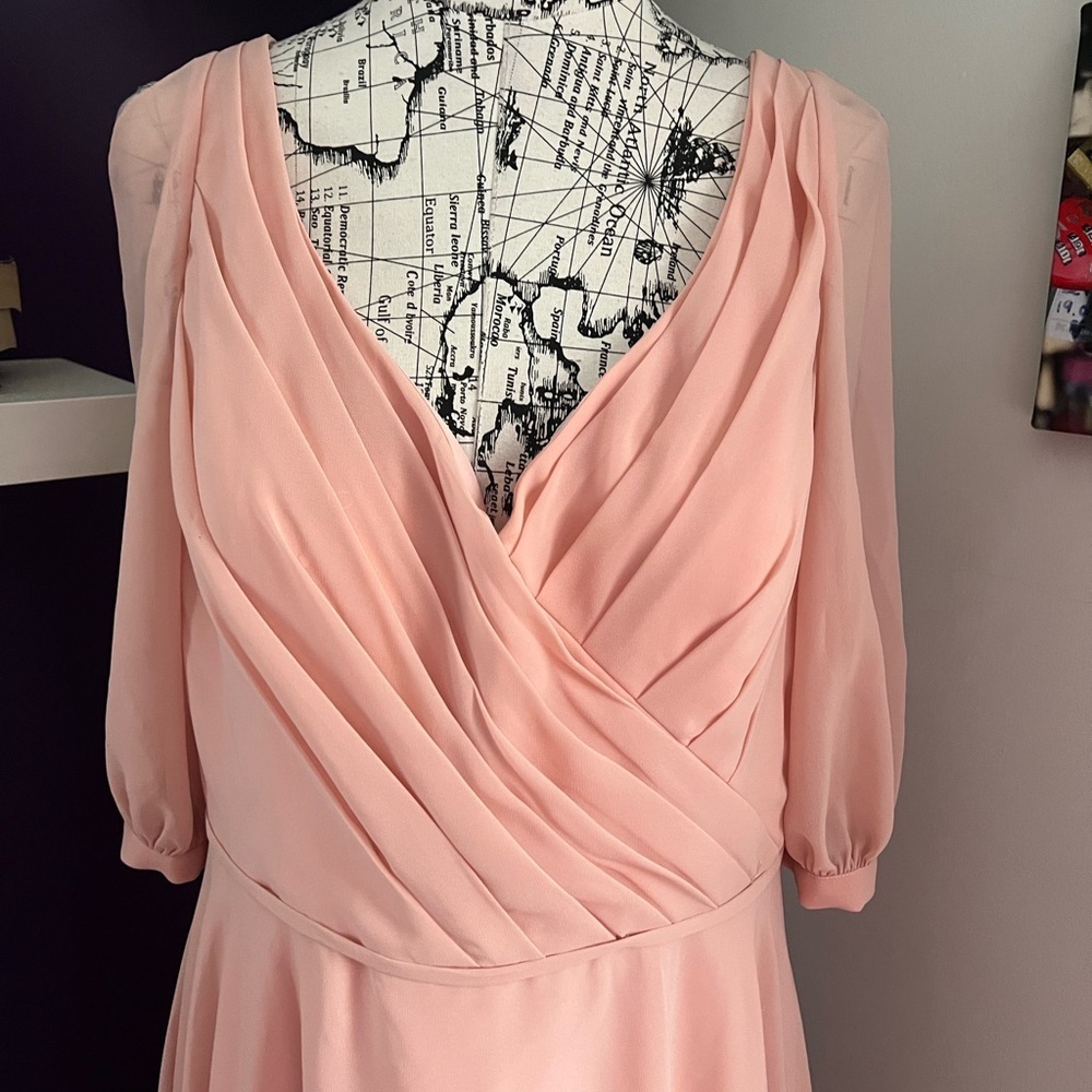 Chiffon Christina Wu Plus Size Bridesmaid Gown NWT - Picture 2 of 16